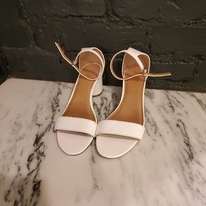 Sandals faux patent leather